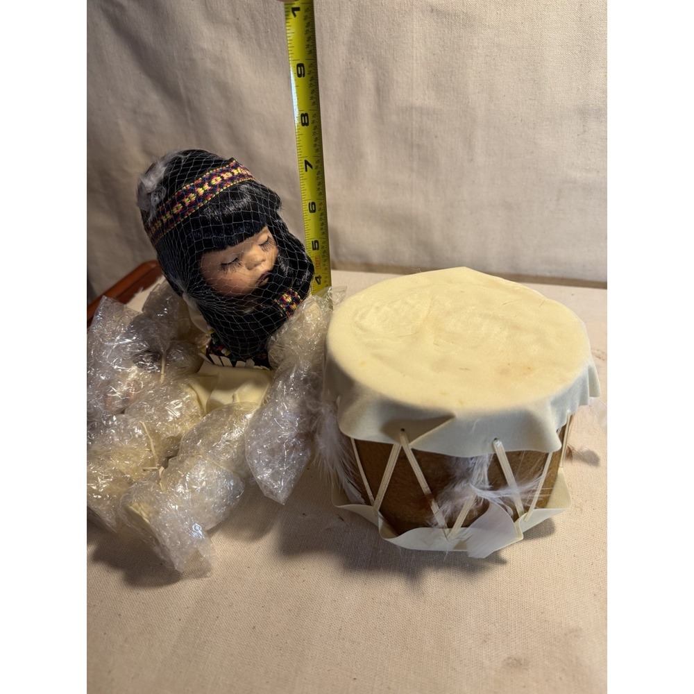 Emerald Doll Collection "Exhausted Drummer Doll" 8" Decorative Figurine w/ Box